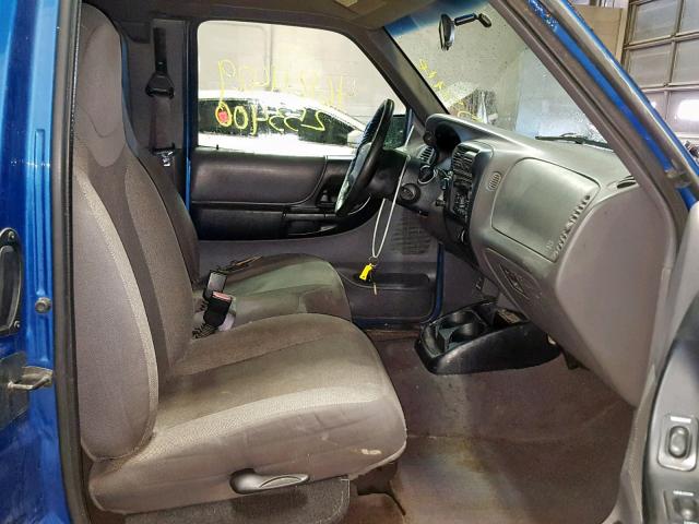 1FTZR15E61TA58072 - 2001 FORD RANGER SUP BLUE photo 5