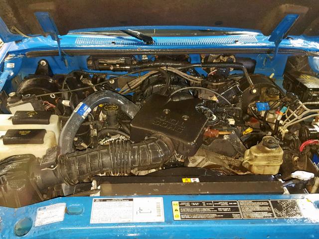 1FTZR15E61TA58072 - 2001 FORD RANGER SUP BLUE photo 7