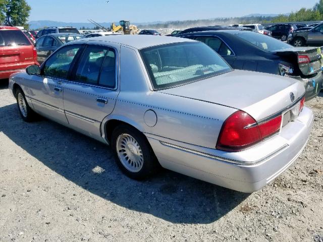 2MEFM75W62X647137 - 2002 MERCURY GRAND MARQ GRAY photo 3