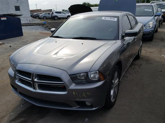 2C3CDXJG7CH241791 - 2012 DODGE CHARGER SX GRAY photo 2