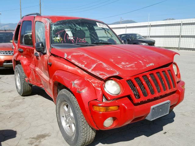 1J4GL58K42W182773 - 2002 JEEP LIBERTY LI RED photo 1