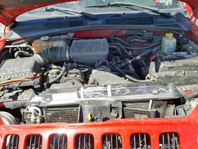 1J4GL58K42W182773 - 2002 JEEP LIBERTY LI RED photo 7