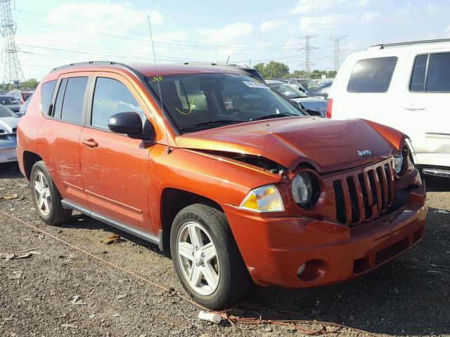 1J4NT4FB8AD604753 - 2010 JEEP COMPASS SP ORANGE photo 1