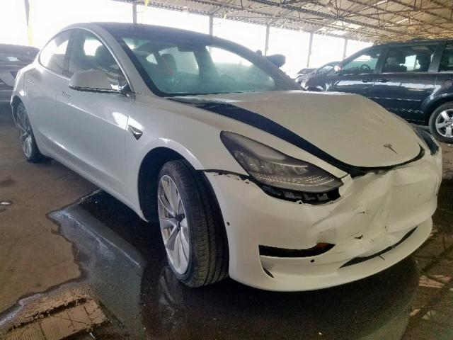 5YJ3E1EA1JF053170 - 2018 TESLA MODEL 3 WHITE photo 1