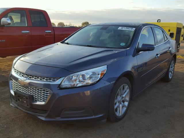 1G11C5SL1EF107264 - 2014 CHEVROLET MALIBU 1LT 蓝色 照片 2