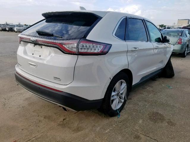 2FMPK3J9XJBB67419 - 2018 FORD EDGE SEL WHITE photo 4