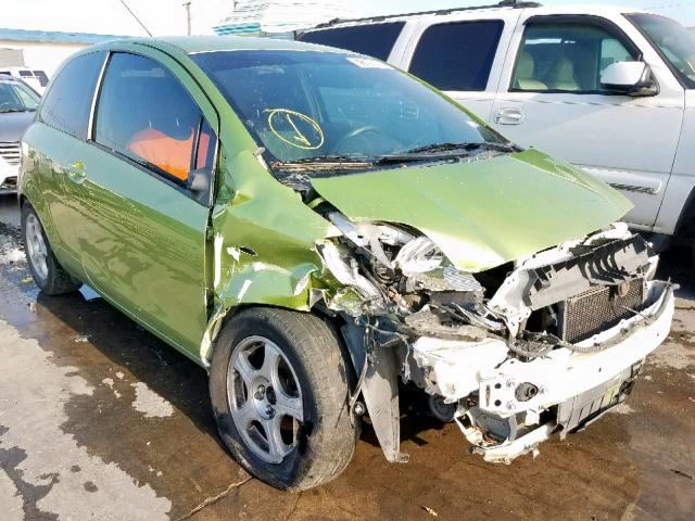 JTDJT923X75095798 - 2007 TOYOTA YARIS GREEN photo 1