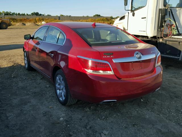 1G4GF5E3XDF182737 - 2013 BUICK LACROSSE P RED photo 3