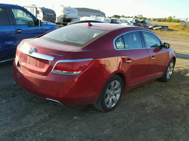 1G4GF5E3XDF182737 - 2013 BUICK LACROSSE P RED photo 4