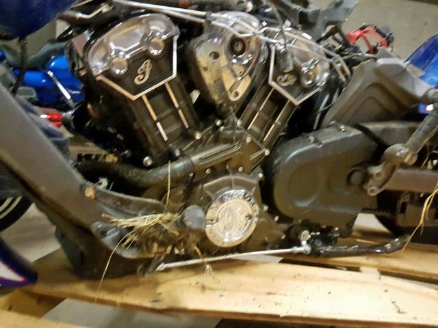 56KMSA006H3118771 - 2017 INDIAN MOTORCYCLE CO. SCOUT ABS BLUE photo 10