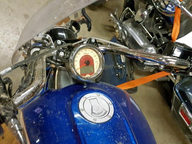 56KMSA006H3118771 - 2017 INDIAN MOTORCYCLE CO. SCOUT ABS BLUE photo 8