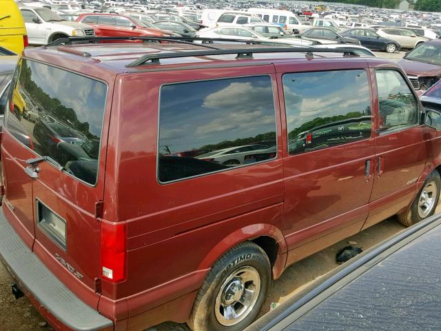 1GNDM19X92B134936 - 2002 CHEVROLET ASTRO RED photo 4