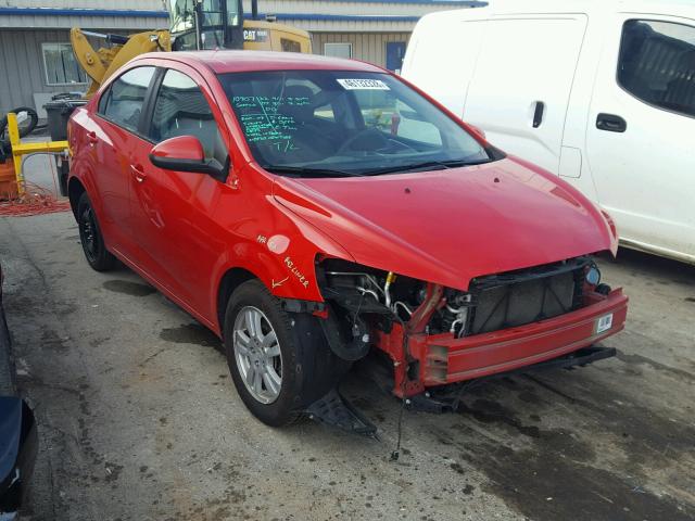 1G1JA5SH3C4192473 - 2012 CHEVROLET SONIC LS RED photo 1