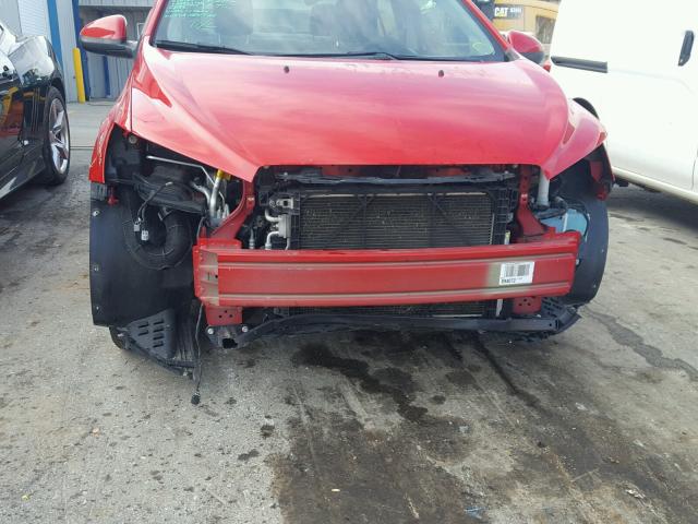 1G1JA5SH3C4192473 - 2012 CHEVROLET SONIC LS RED photo 9