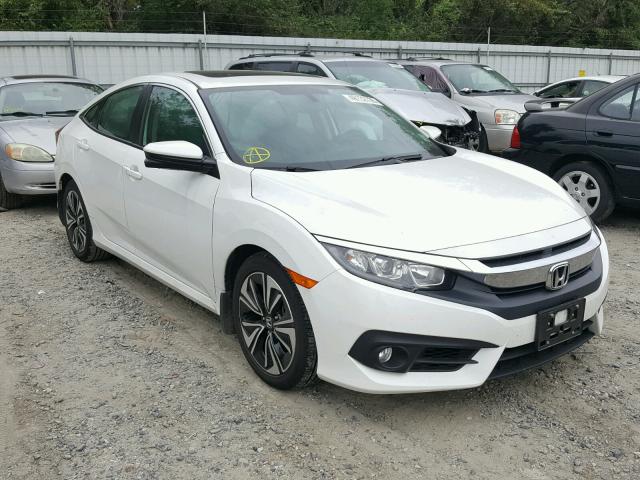 2HGFC1F77GH648812 - 2016 HONDA CIVIC EXL WHITE photo 1