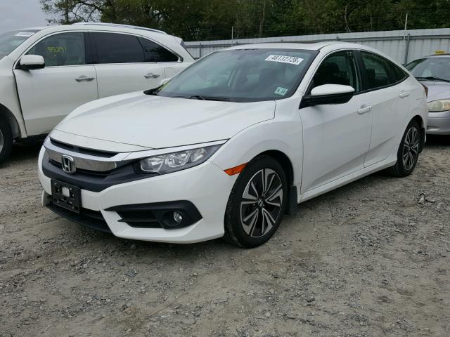 2HGFC1F77GH648812 - 2016 HONDA CIVIC EXL WHITE photo 2