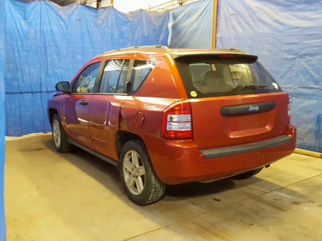 1J4NT4FB3AD537091 - 2010 JEEP COMPASS SP RED photo 3