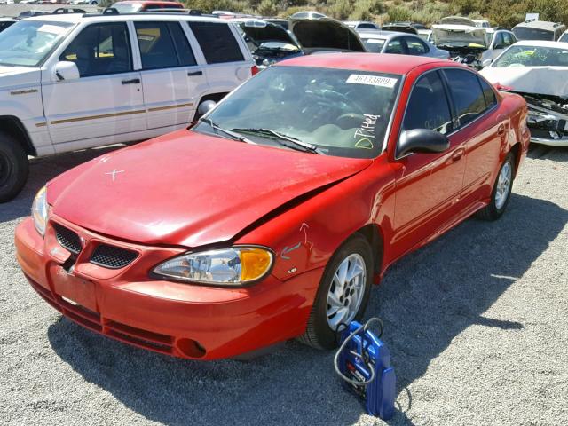 1G2NF52E84M638977 - 2004 PONTIAC GRAND AM S RED photo 2