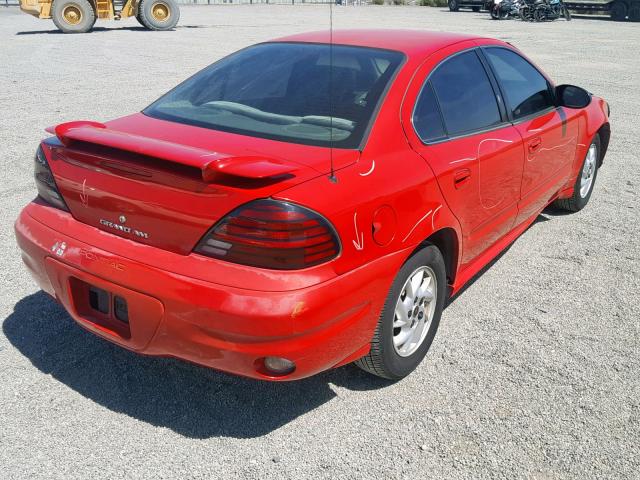 1G2NF52E84M638977 - 2004 PONTIAC GRAND AM S RED photo 4