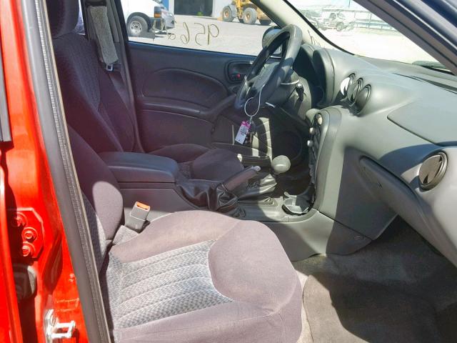 1G2NF52E84M638977 - 2004 PONTIAC GRAND AM S RED photo 5
