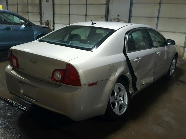 1G1ZG57B39F217407 - 2009 CHEVROLET MALIBU LS GOLD photo 4