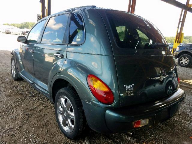 3C8FY68B53T652842 - 2003 CHRYSLER PT CRUISER GREEN photo 3