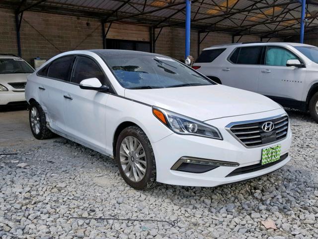 5NPE34AF4FH098355 - 2015 HYUNDAI SONATA SPO WHITE photo 1