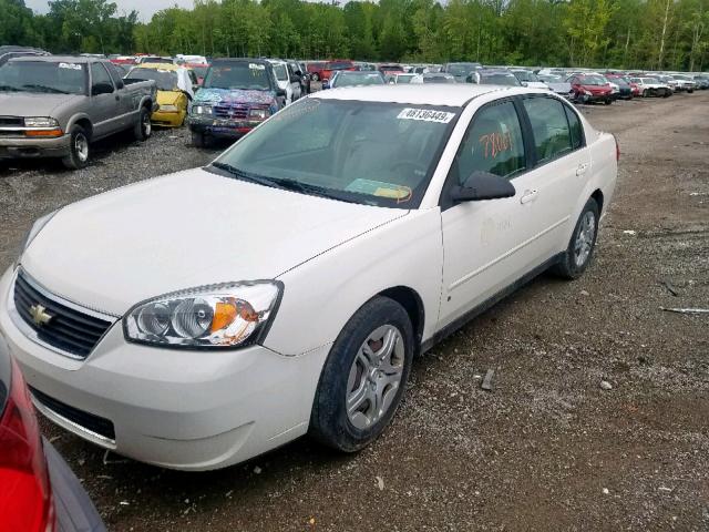 1G1ZS58N07F292084 - 2007 CHEVROLET MALIBU LS WHITE photo 2