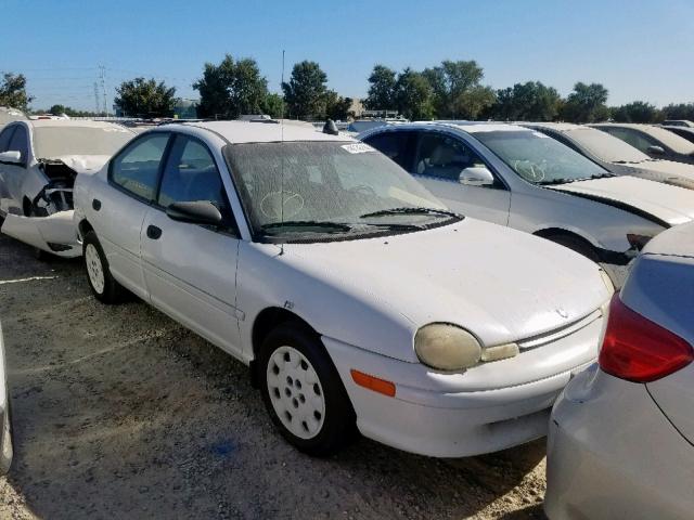 1B3ES47C6WD672512 - 1998 DODGE NEON HIGHL WHITE photo 1