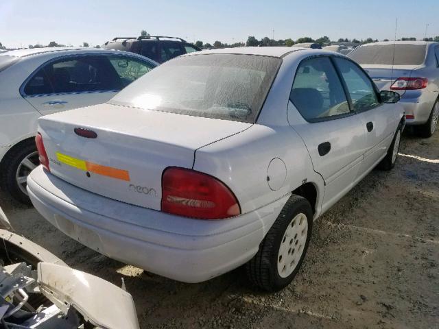 1B3ES47C6WD672512 - 1998 DODGE NEON HIGHL WHITE photo 4