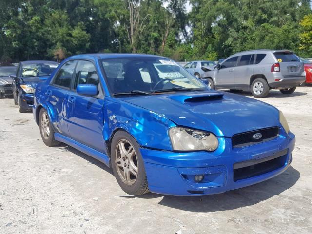 JF1GD29624G506681 - 2004 SUBARU IMPREZA WR BLUE photo 1