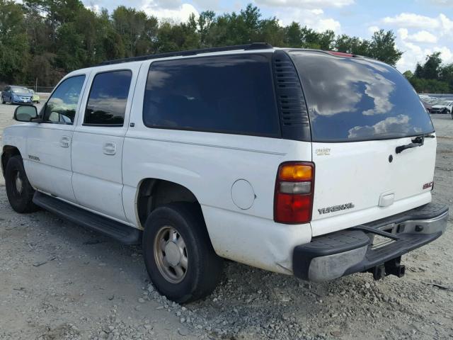 1GKEC16Z43J195127 - 2003 GMC YUKON XL C WHITE photo 3