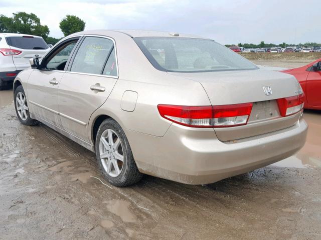 1HGCM66514A078960 - 2004 HONDA ACCORD EX GOLD photo 3