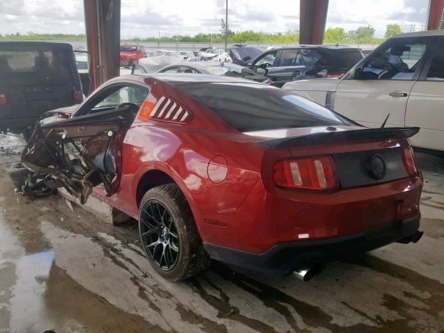 1ZVBP8CF7B5115099 - 2011 FORD MUSTANG GT RED photo 3