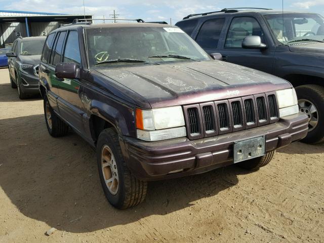 1J4GZ78Y1TC350144 - 1996 JEEP GRAND CHER BURGUNDY photo 1