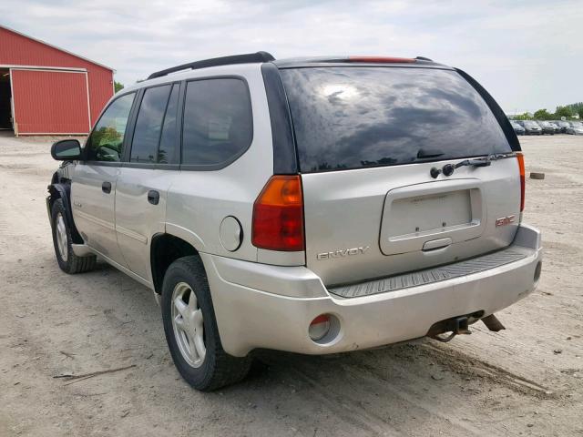 1GKDT13S362298363 - 2006 GMC ENVOY SILVER photo 3