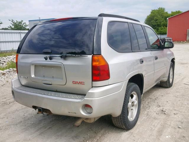 1GKDT13S362298363 - 2006 GMC ENVOY SILVER photo 4