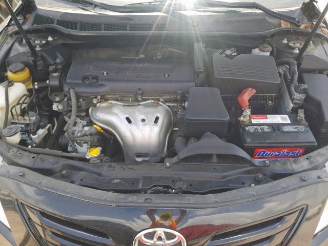 4T1BE46K89U283615 - 2009 TOYOTA CAMRY BASE BLACK photo 7