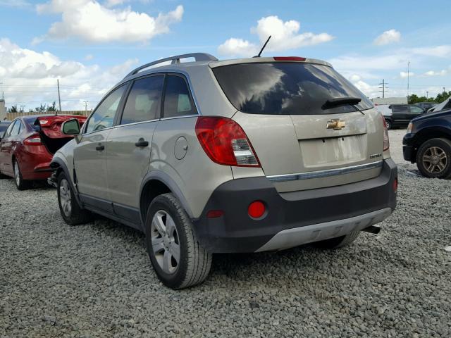 3GNAL2EK3ES555212 - 2014 CHEVROLET CAPTIVA LS 金色 照片 3