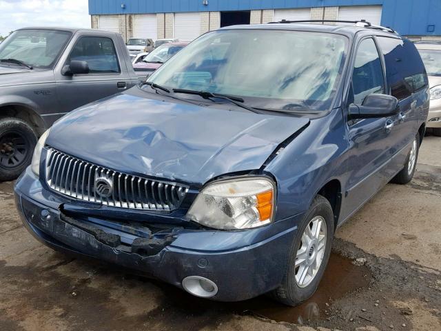 2MRDA23285BJ00230 - 2005 MERCURY MONTEREY P BLUE photo 2