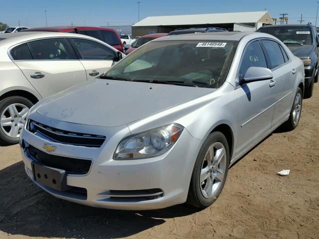 1G1ZH57B99F108172 - 2009 CHEVROLET MALIBU 1LT ვერცხლისფერი ფოტო 2