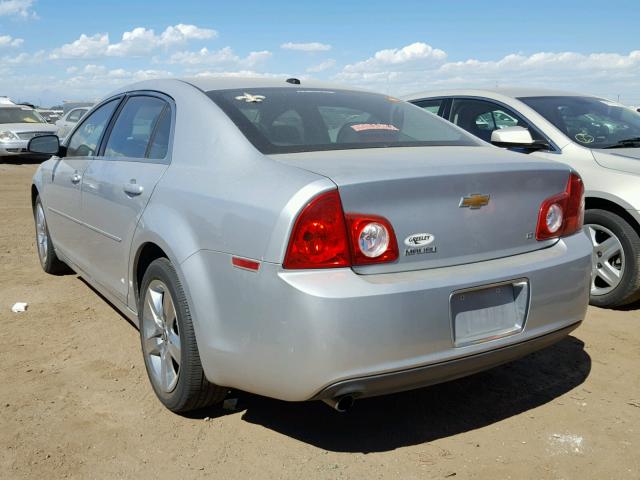1G1ZH57B99F108172 - 2009 CHEVROLET MALIBU 1LT ვერცხლისფერი ფოტო 3