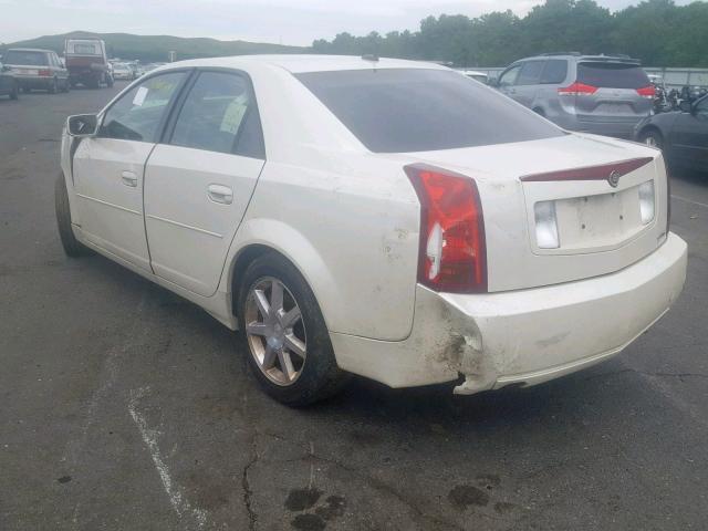 1G6DP567150161806 - 2005 CADILLAC CTS HI FEA WHITE photo 3