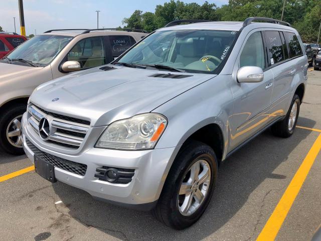 4JGBF71E77A150598 - 2007 MERCEDES-BENZ GL 450 4MA SILVER photo 2