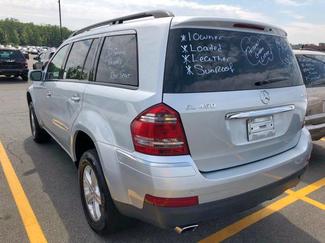 4JGBF71E77A150598 - 2007 MERCEDES-BENZ GL 450 4MA SILVER photo 3