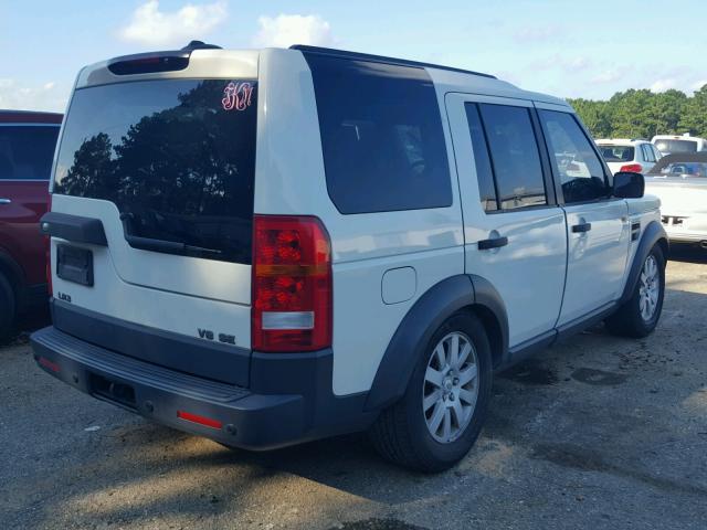 SALAD25456A407971 - 2006 LAND ROVER LR3 SE WHITE photo 4