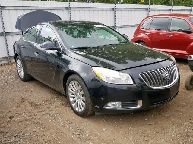 2G4GS5EV7D9223296 - 2013 BUICK REGAL PREM BLACK photo 1