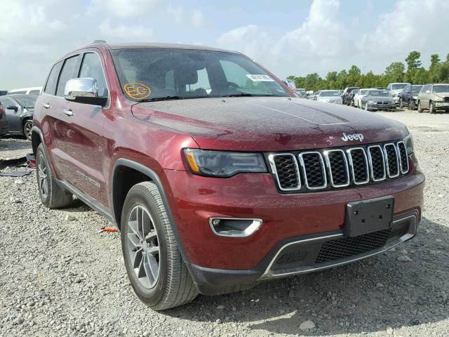 1C4RJEBG3JC140796 - 2018 JEEP GRAND CHER RED photo 1