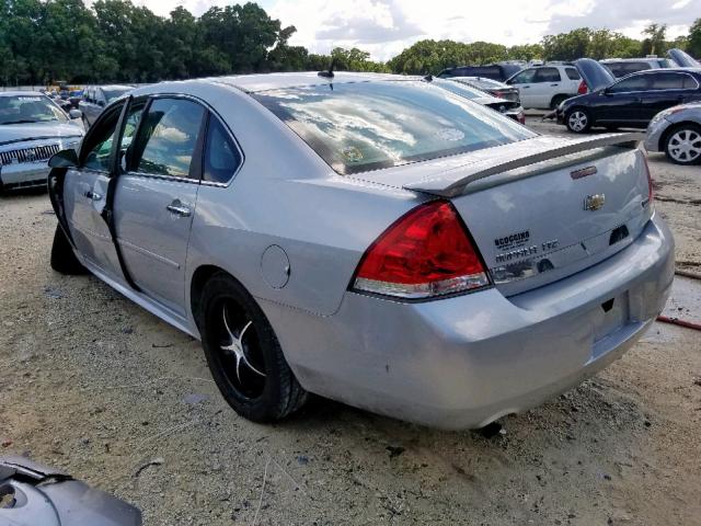 2G1WC5EM8B1201283 - 2011 CHEVROLET IMPALA LTZ SILVER photo 3