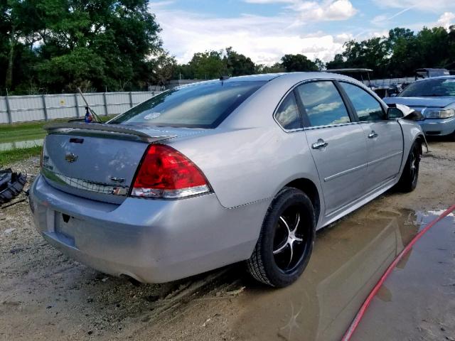 2G1WC5EM8B1201283 - 2011 CHEVROLET IMPALA LTZ SILVER photo 4